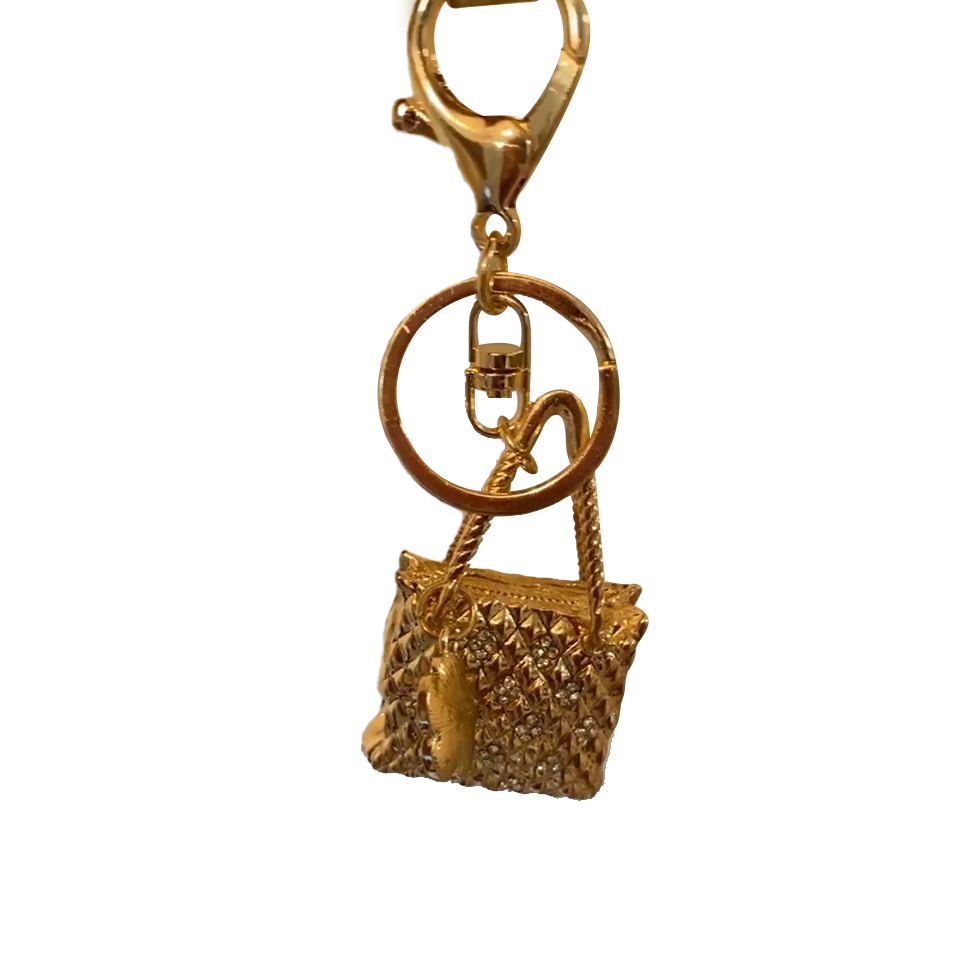 Bling Purse Keychain Charm