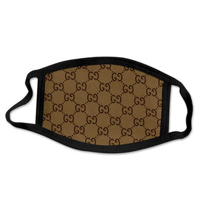 Designer Inspired Light Brown Gucci Mask