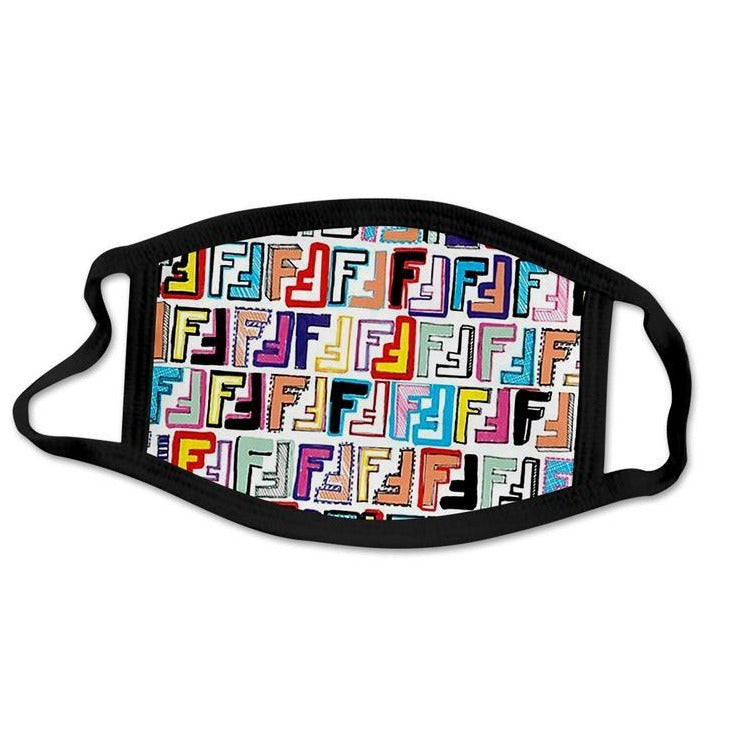 Designer Inspired Fendi Face Mask