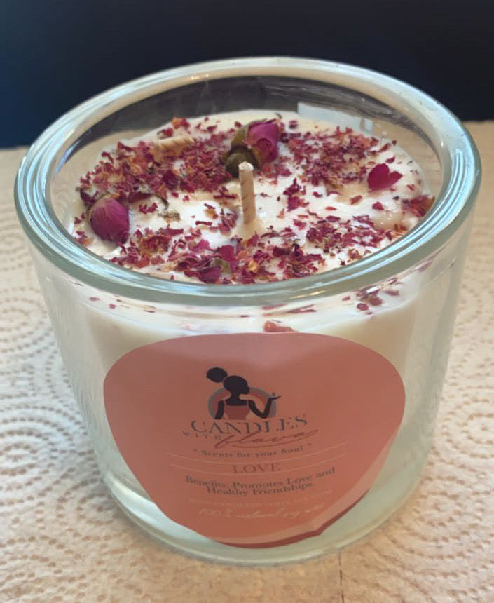 Love Candle w/Herbs (8 oz)